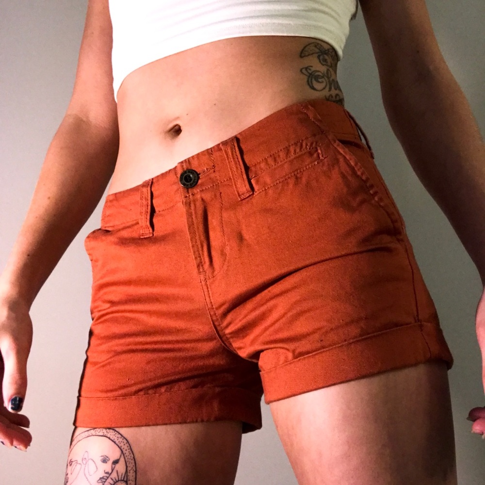 Brick Red Bermuda Shorts